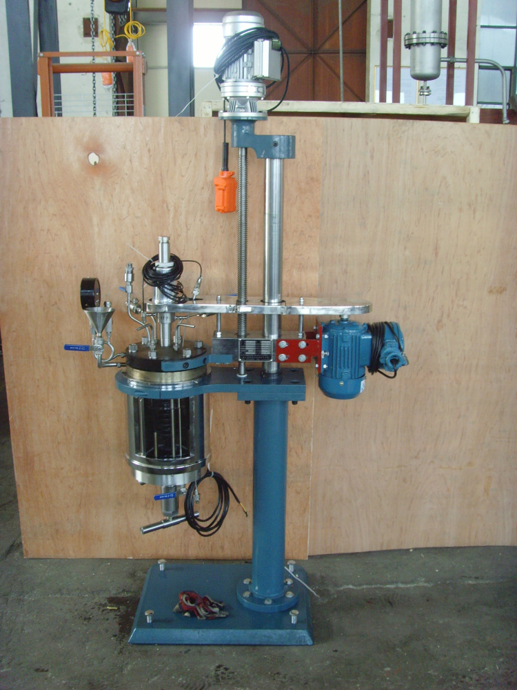 TSYBF系列-電動提升釜蓋，雙層石英玻璃釜